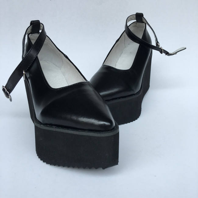 Lady's Sweet Cream White Lolita High Platform