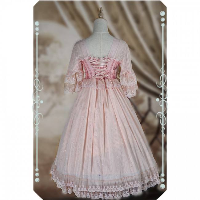 IchigoMikou ~Drizzle & Thin Clouds~ Qi Lolita OP Dress - In Stock