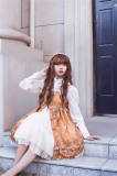 Four Flowers~  Lolita JSK with Open Front Design -Pre-order Closed