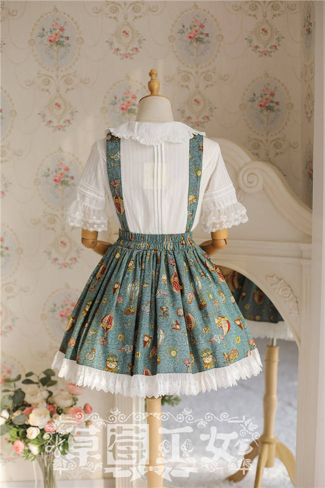 Strawbery Witch ~Mechanical Balloon~ Lolita Salopette