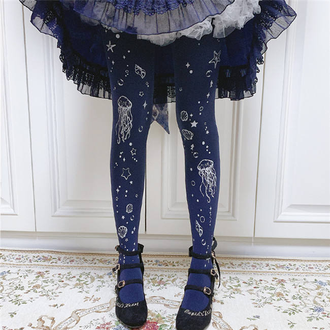 Ruby Rabbit ~ Aurelia Aurita Thin Lolita Tights