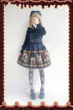 Magic Dictionary~ Lolita Printed Salopette - Ready In Stock-OUT