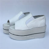 Sweet Velvet White Open Toes Double Colors Soles Lolita Shoes O