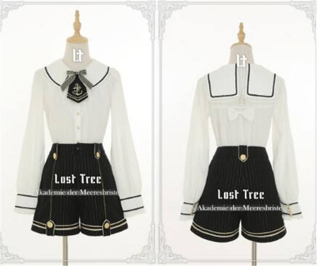 Akademie der Meeresbrise~ Ouji Lolita Top+Short Pants Set