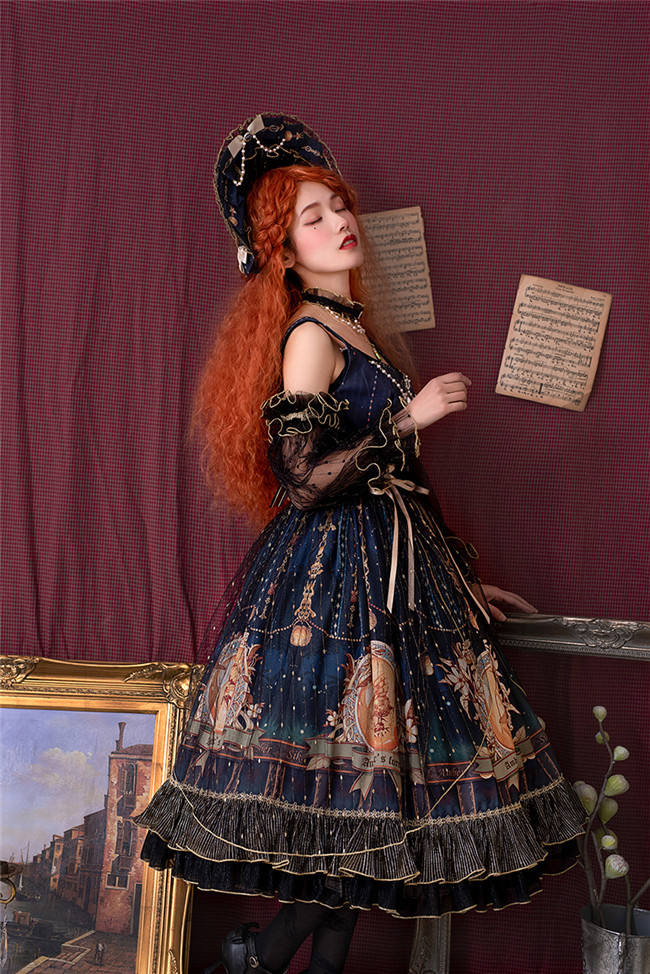 SIKA Lolita ~Glaeser Forest Lolita JSK/OP-White OP M in Stock