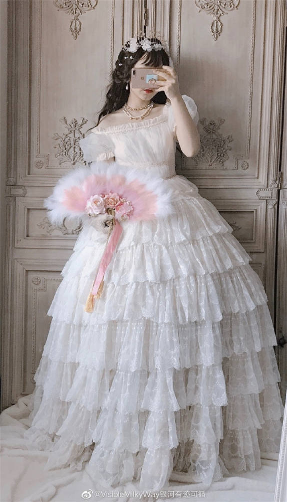 Moon Lover ~ Elegant Lolita OP Bridal Design -Pre-order