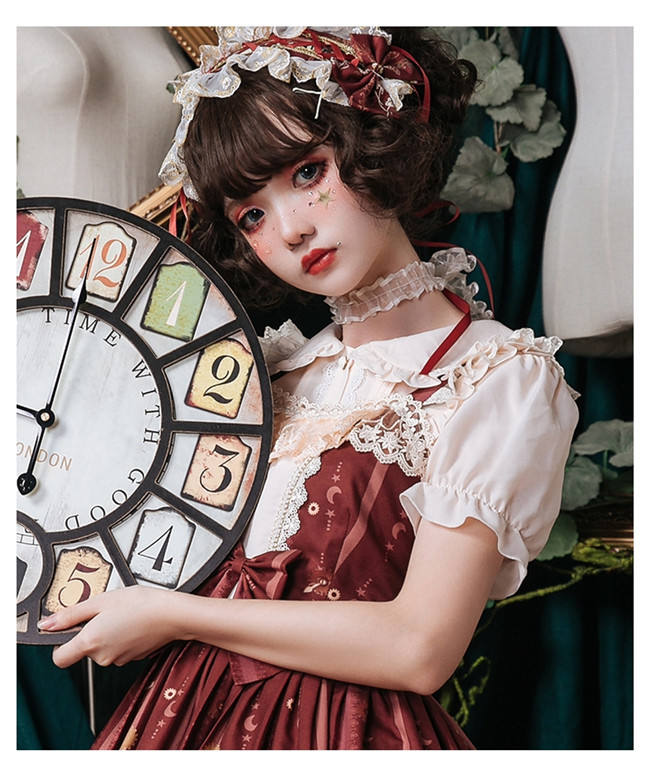 2019 New Arrival Sweet Short Sleeves Lolita Blouse