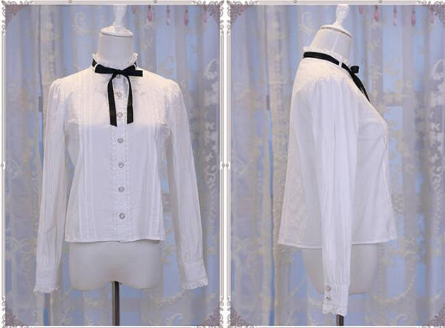 Magic Music School~ Bass Embroidery Lolita Blouse