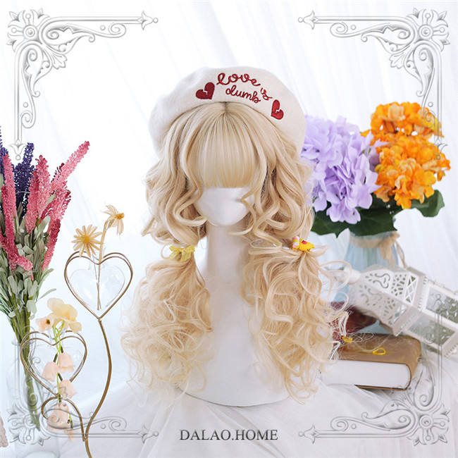 Dalao Home ~ Caramel Milk Tea~ Lolita Wigs 60cm