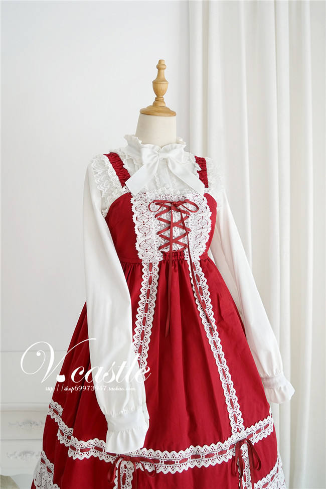 Sweet Roll Collar Lolita Blouse -Ready Made Black Size S - In Stock