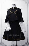 Yolanda Military Style Cape and Skirt Set -out