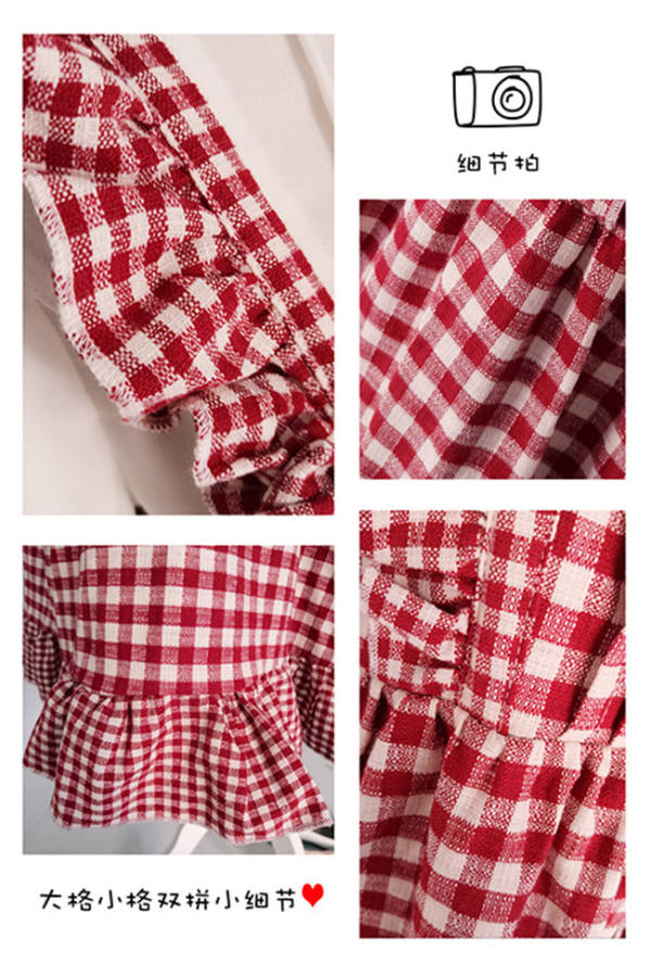 Baby Doll Style Gingham Lolita JSK Dress 29.99Lolita Dresses