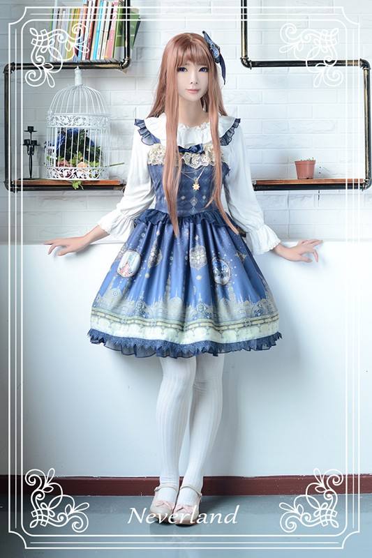 Neverland Lolita ~Arabian Nights~ High Waist Lolita JSK with Pendant
