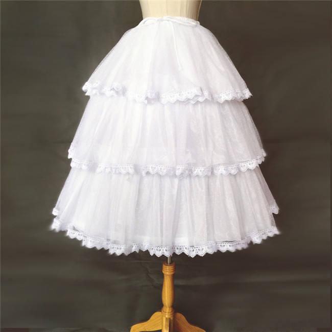 50-70cm Super Flexible Fishbone Lolita Petticoat Shape and Length Adjustable