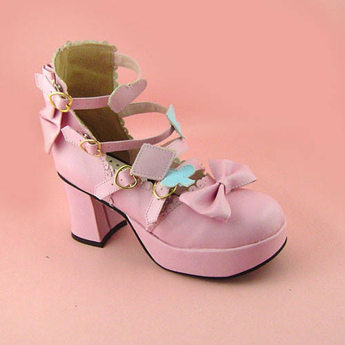 Pink Bow Lolita Girls Sandals