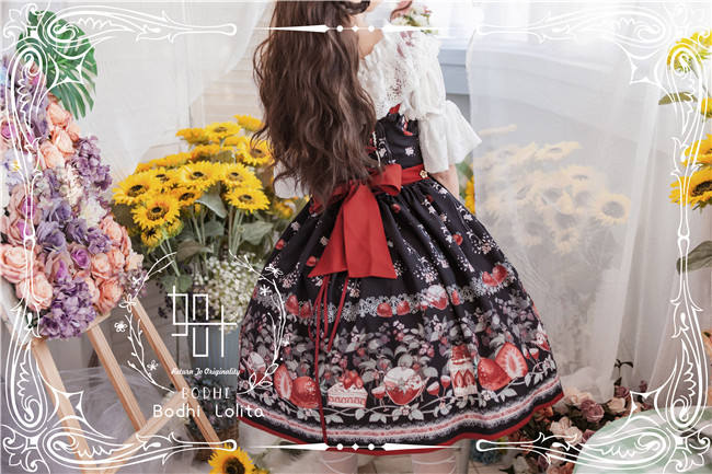 Strawberry Fruit Tea Lolita JSK -Pre-order Closed