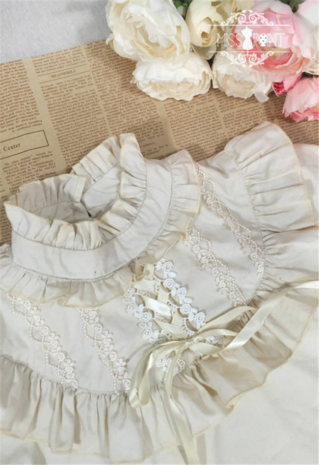 Bisque Doll- Vintage Lolita Blouse Custom Tailor Available