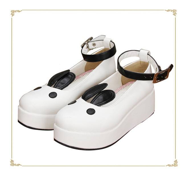 Angelic Imprint- Sweet High Platform Bunny Ears Lolita Shoes