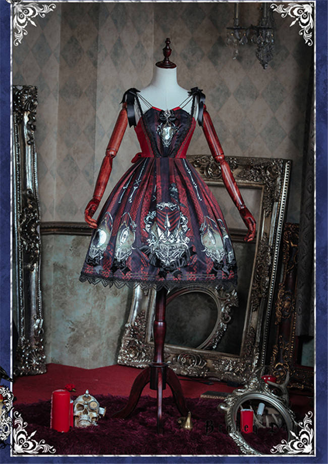Mirror Mirror~ Gothic Lolita OP/JSK Dress -Pre-order Closed