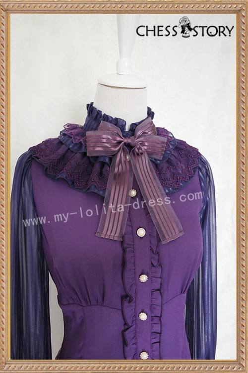 Chess Story Doll Theater Long Sleeves Lolita Blouse