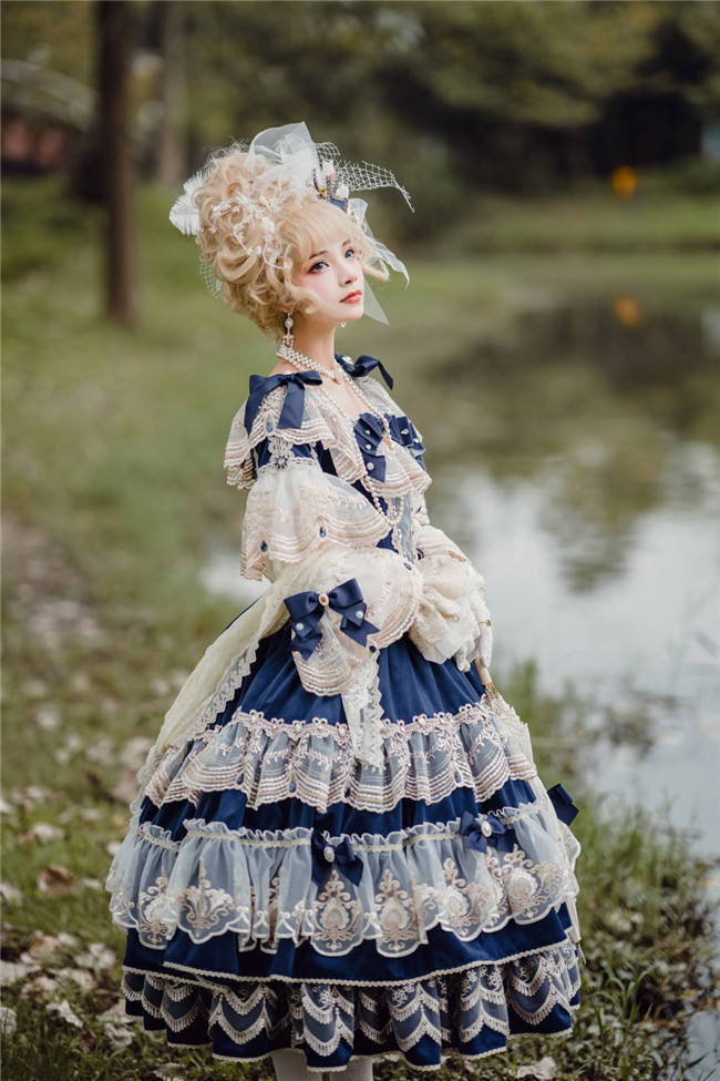 Miss Point ~Masked Ball Luxury Details Lolita OP Fullset