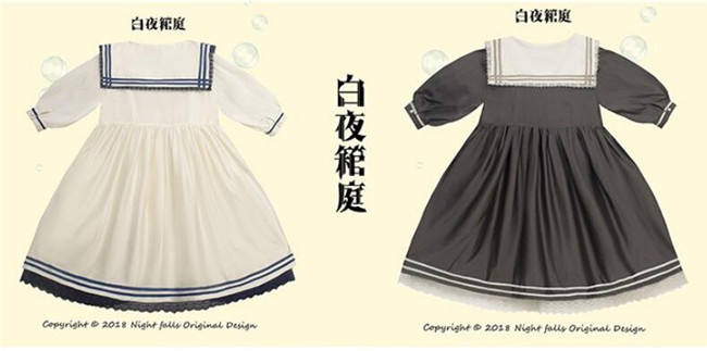 Little Commander~ Sailor Style Lolita OP Dress -Pre-order Closed