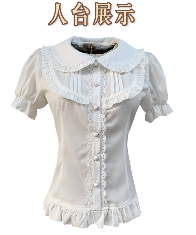 2019 New Arrival Sweet Short Sleeves Lolita Blouse