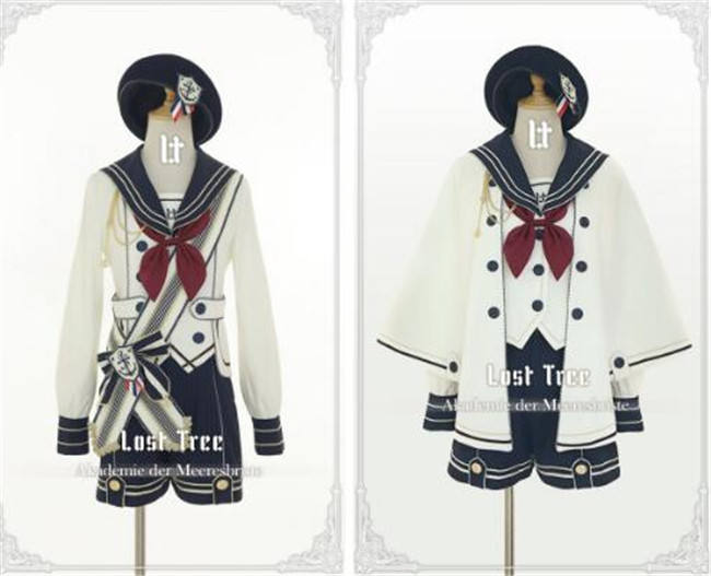 Akademie der Meeresbrise~ Ouji Lolita Top+Short Pants Set