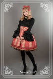 Neverland Lolita ~Dracula~ High Collar Fan Sleeves Gothic Lolita Blouse
