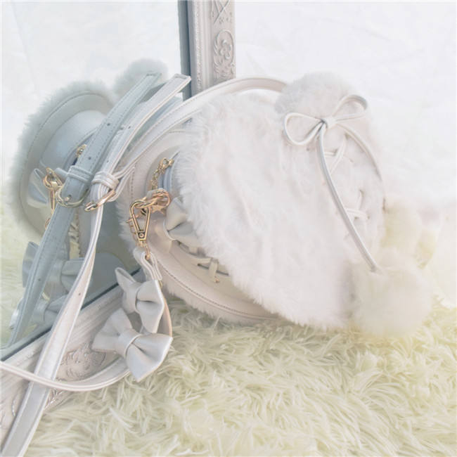 Repair of Love/Star~ Sweet Lolita Fur Hand Bag/Cross-body Bag