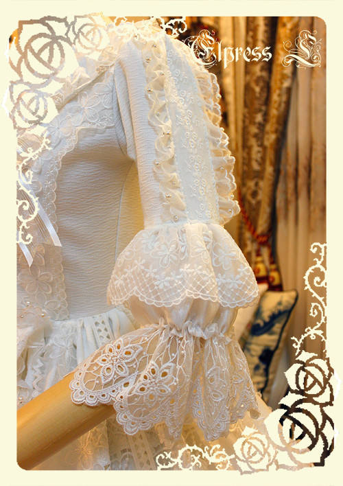Elpress L Umbrella Leaf Lolita OP Dress out