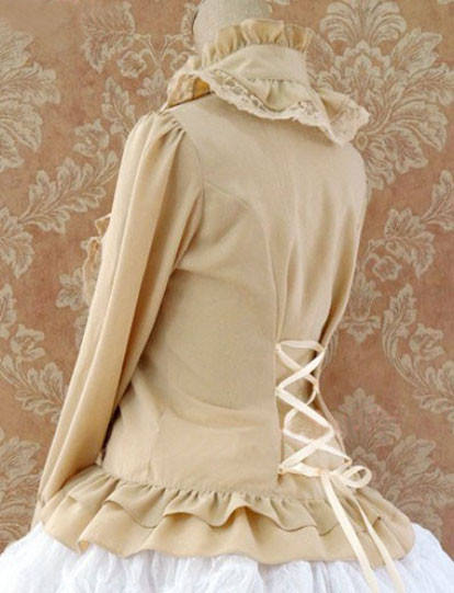 Sweet Ruffles Silk and Linen Lolita Shirt 5 Colors