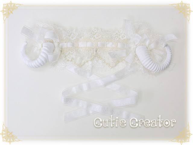 Cutie Creator -Evil Bridal~ Lolita Headband + Veil Set