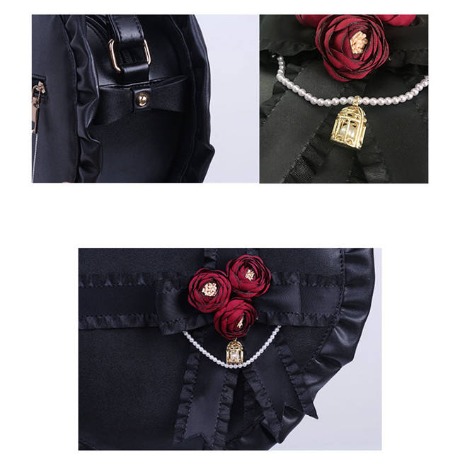 Birdcage Rose~ Sweet Heart Shaped Lolita Bag 2 Ways