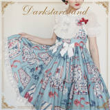 Antique Tea Party ~Sweet Printed Lolita High Waist JSK -Pre-order