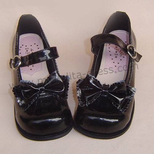 Classic Bow Lolita Shoes