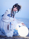 NyaNya Lolita Boutique ~Over the Sea the Moon Shines Bright Babydoll Style Qi Lolita OP
