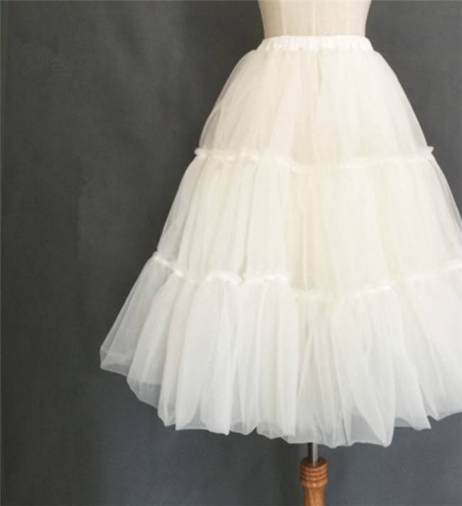 Organza Tailored Long Version Lolita Petticoat 60cm