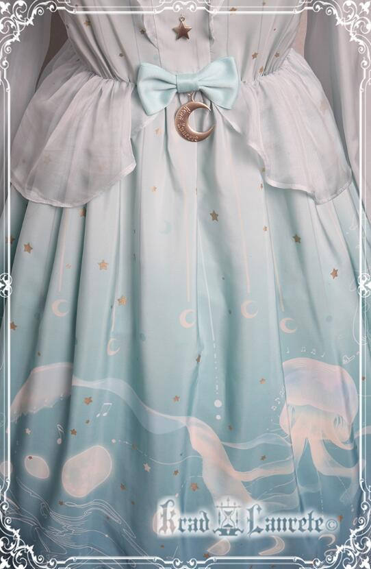 Lost in Sea Blue~ Lolita OP/JSK Short Version/Long Version -Pre-order Closed