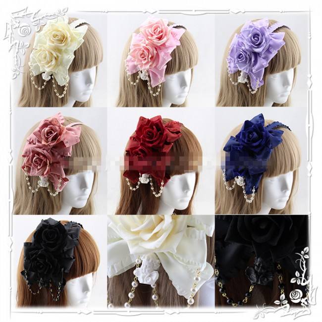 Sweet Dreamer Sweet Flower Cla Lolita Headbow