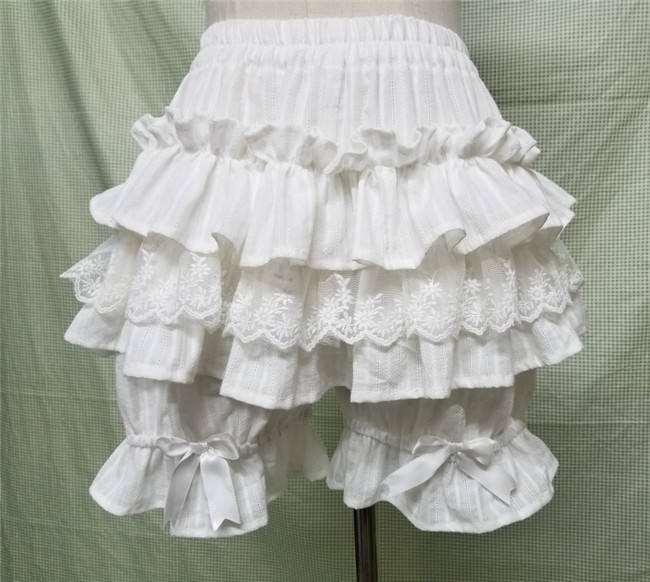 Sweet Cotton Ruffles Lolita Bloomer