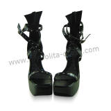 Black High Heels Lolita Summer Footwear