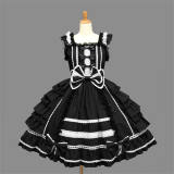 Vintage Chiffon Lolita JSK Dress S - In stock