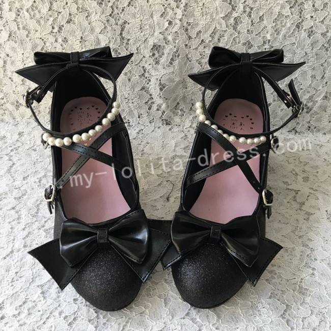 Antaina Tea Party Glitter Lolita Shoes