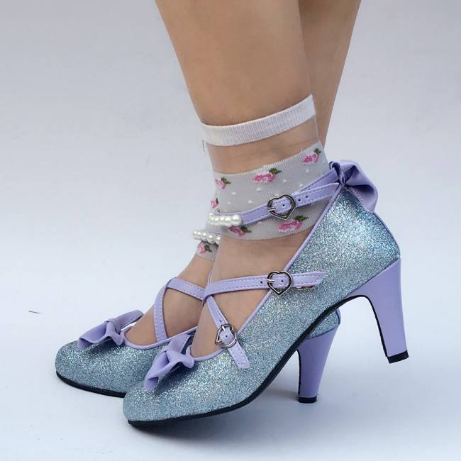 Antaina Tea Party Glitter Lolita Shoes