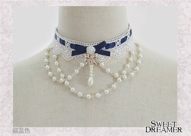 Sweet Dreamer~The Rose Bride~Beadchain Choker