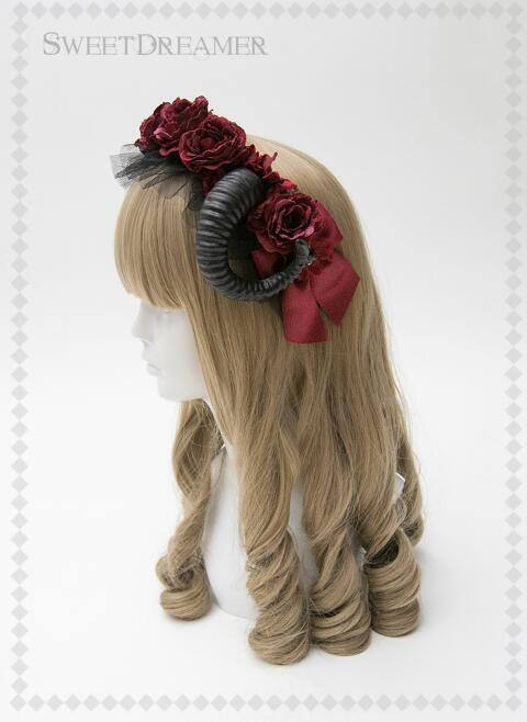 Cutie Creator -Evil Bridal~ Lolita Headband + Veil Set