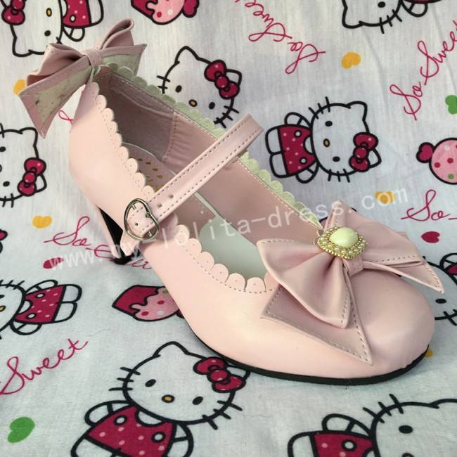 Elegant Bows Lolita Heels Shoes