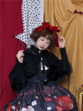 Honey Honey Lolita ~ Chinese Pear-leaved Crabapple Little Red Riding Hood Lolita Normal Waist JSK -Pre-order Closed