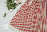 Miss Point ~ Gingham Vintage Cotton Lolita OP/JSK -Custom Tailor Available Pre-order Closed